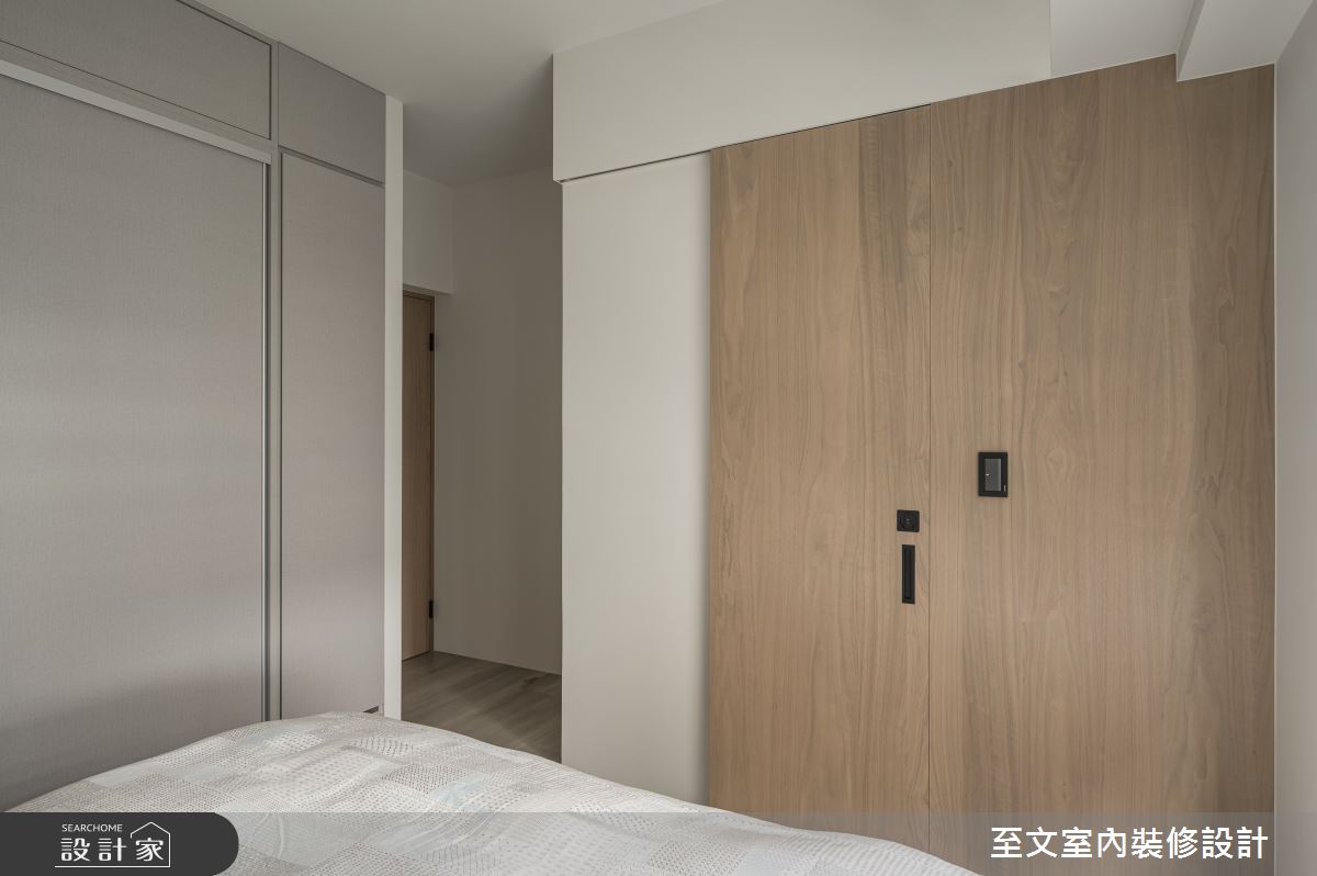 19坪＿簡約風臥室案例圖片＿至文室內裝修設計＿至文_木語菲菲之22