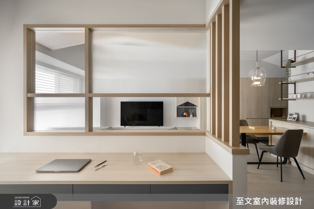 20坪新成屋(5年以下)＿日式風書房案例圖片＿至文室內裝修設計＿至文_春日拂曉之11