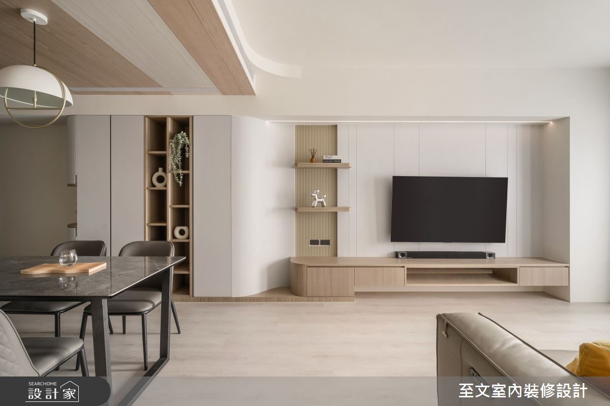 22坪中古屋(5~15年)＿北歐風客廳餐廳案例圖片＿至文室內裝修設計＿至文_木晰之5110