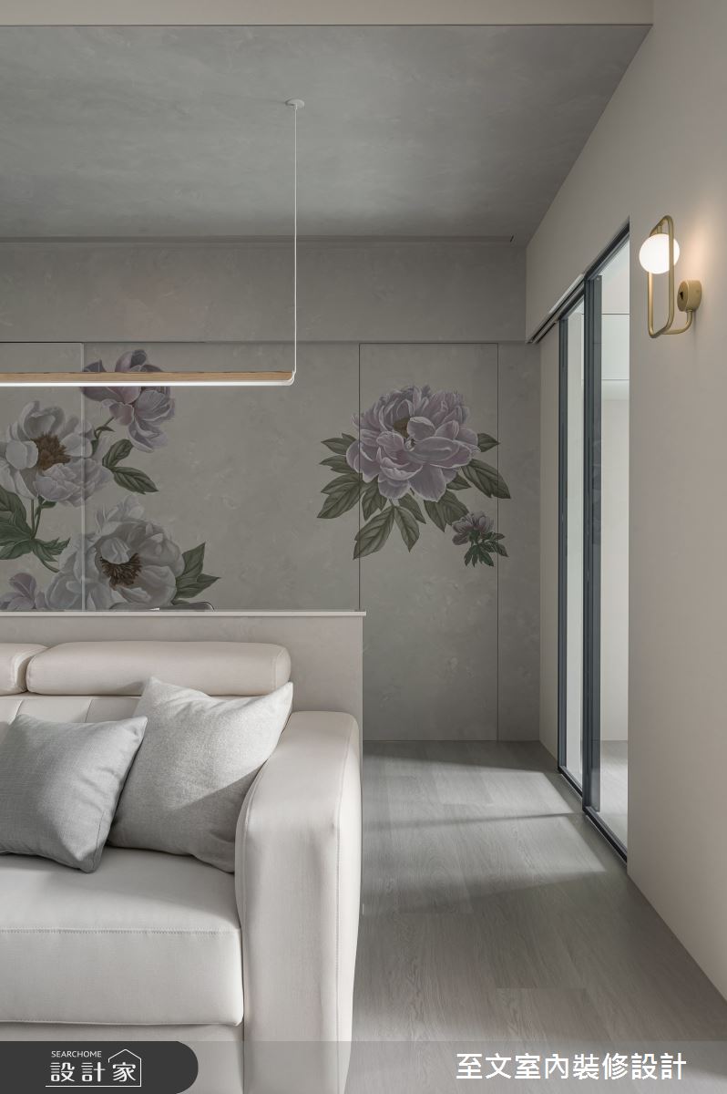 16坪毛胚屋＿混搭風客廳案例圖片＿至文室內裝修設計＿至文_境域之5
