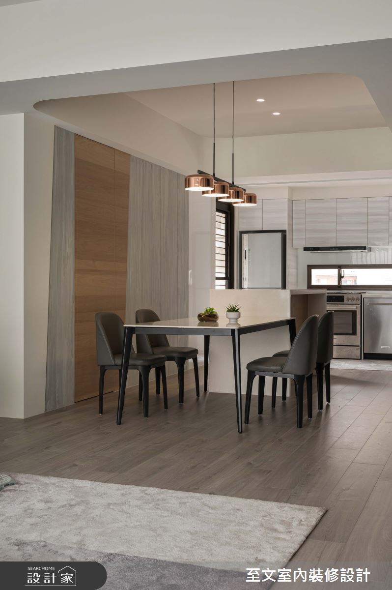 40坪新成屋(5年以下)＿現代風餐廳案例圖片＿至文室內裝修設計＿至文_沉蘊之10