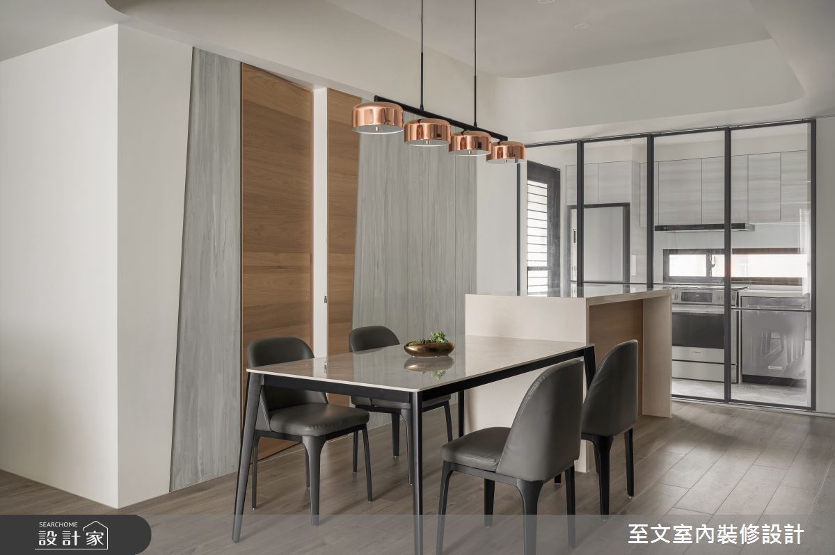 40坪新成屋(5年以下)＿現代風餐廳案例圖片＿至文室內裝修設計＿至文_沉蘊之9