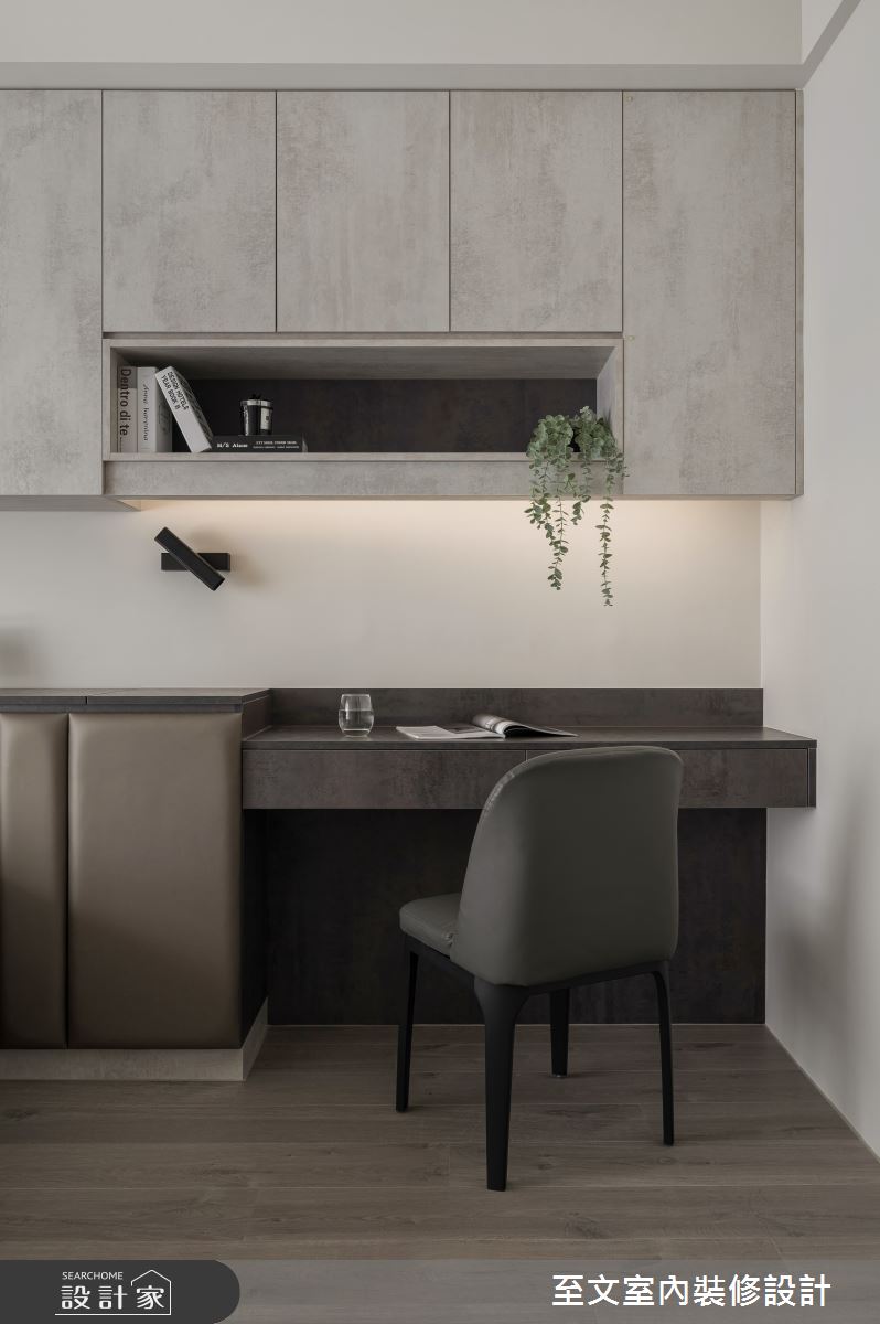 40坪新成屋(5年以下)＿現代風臥室案例圖片＿至文室內裝修設計＿至文_沉蘊之15