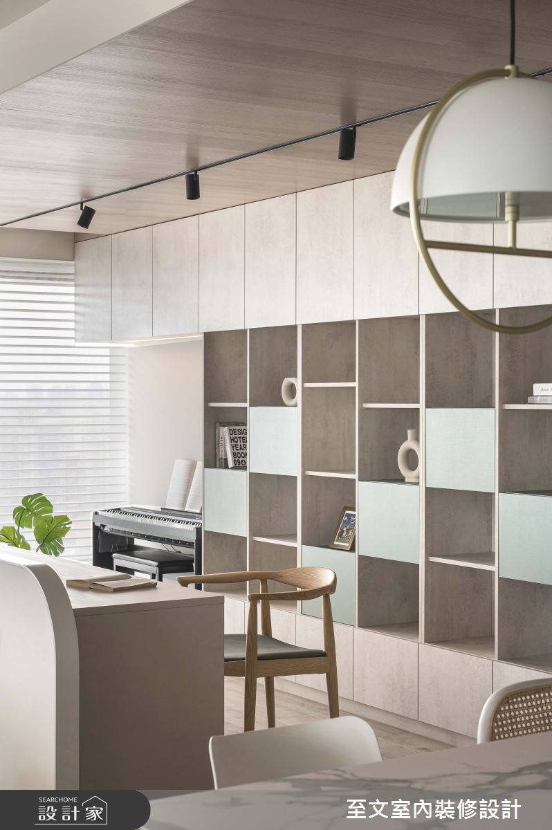 59坪老屋(16~30年)＿北歐風餐廳書房案例圖片＿至文室內裝修設計＿至文_皙染之9