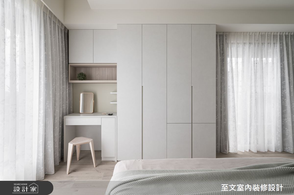 59坪老屋(16~30年)＿北歐風臥室案例圖片＿至文室內裝修設計＿至文_皙染之12