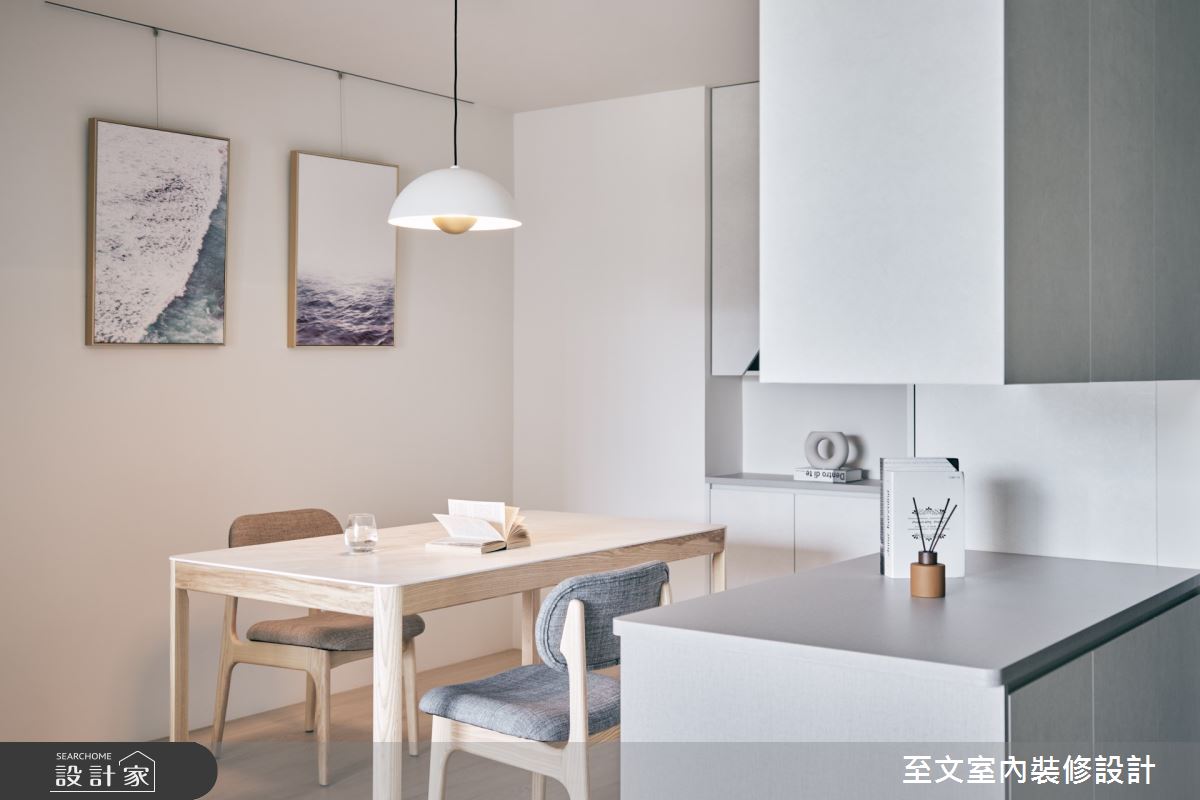 26坪新成屋(5年以下)＿北歐風餐廳案例圖片＿至文室內裝修設計＿至文_輕靈之9