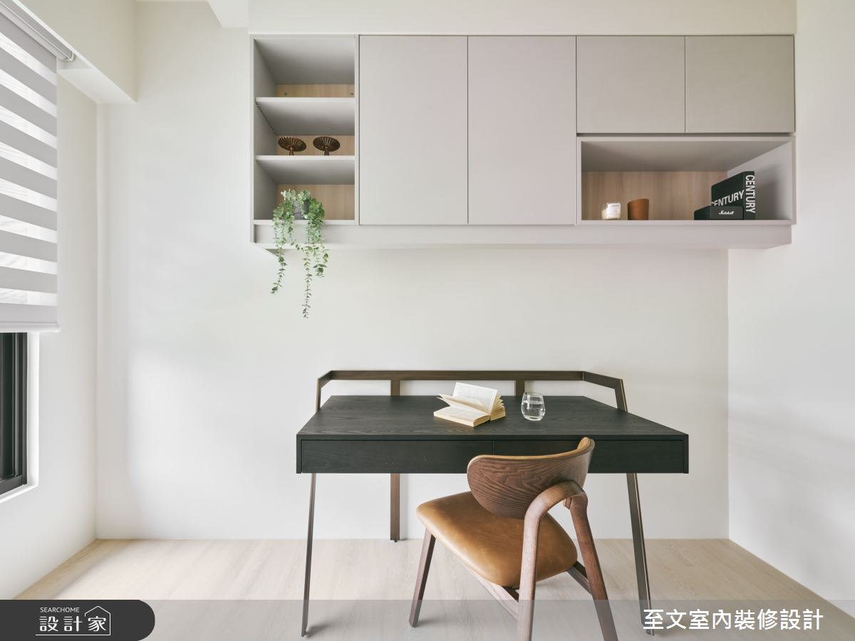 26坪新成屋(5年以下)＿北歐風書房案例圖片＿至文室內裝修設計＿至文_慕熙之7
