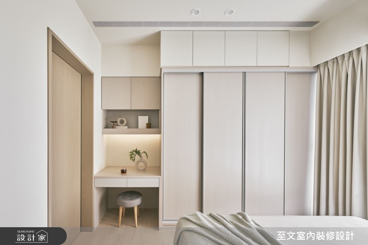 26坪新成屋(5年以下)＿北歐風臥室案例圖片＿至文室內裝修設計＿至文_慕熙之10