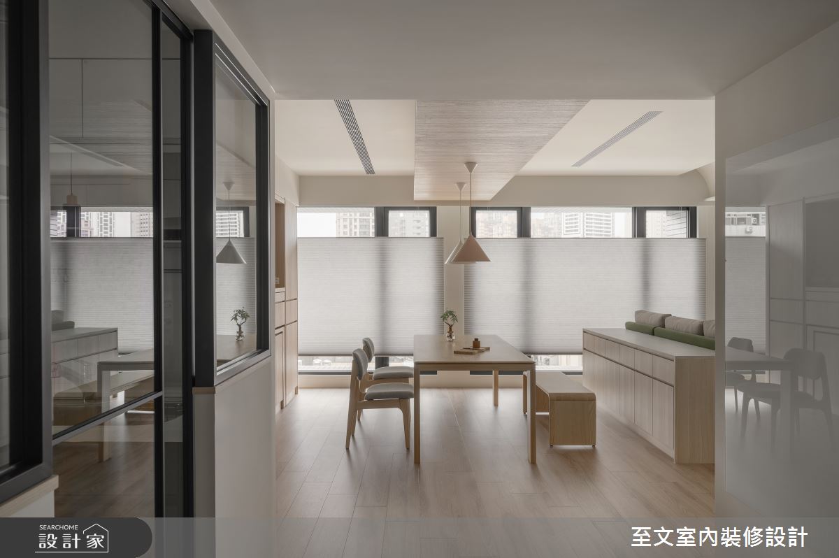 44坪新成屋(5年以下)＿北歐風餐廳案例圖片＿至文室內裝修設計＿至文_映落日光之10