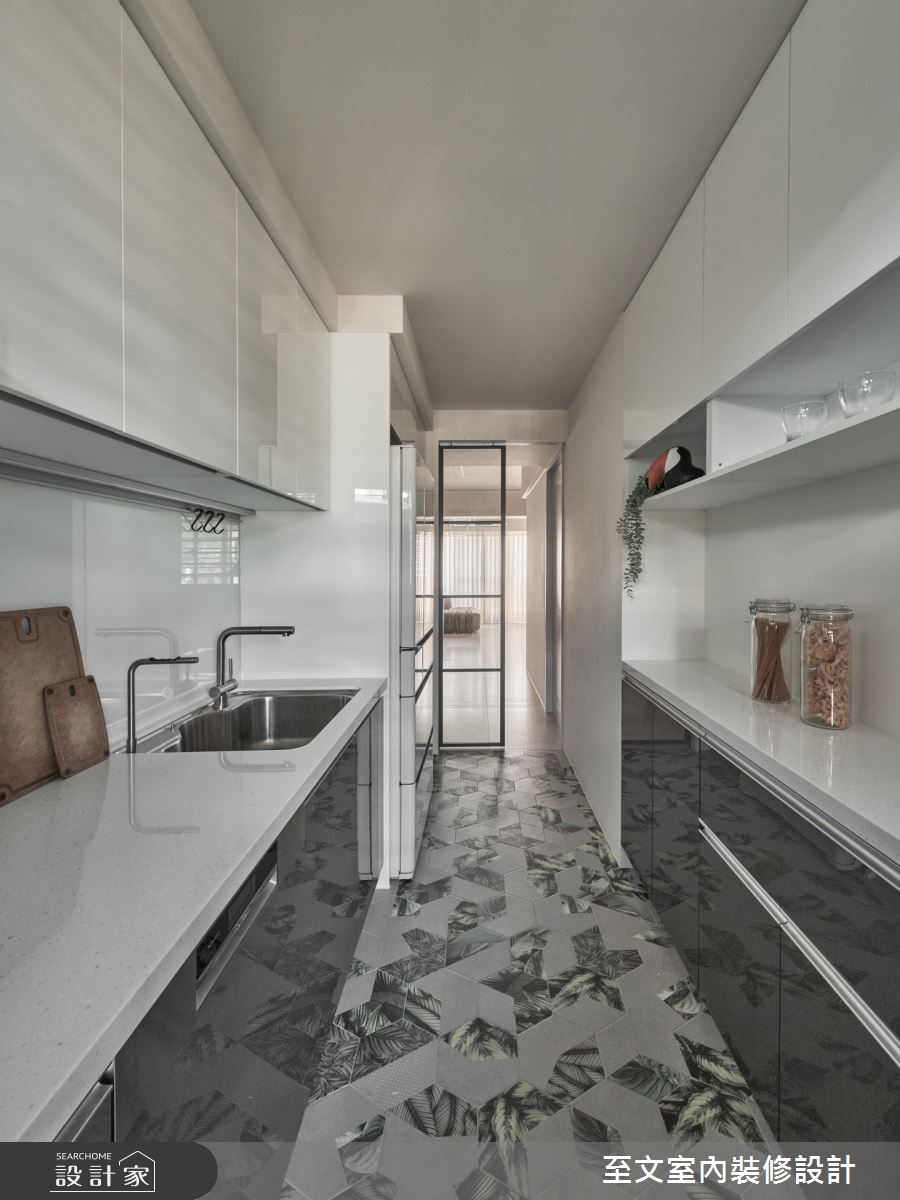 37坪老屋(16~30年)＿現代風廚房案例圖片＿至文室內裝修設計＿至文_相承之10
