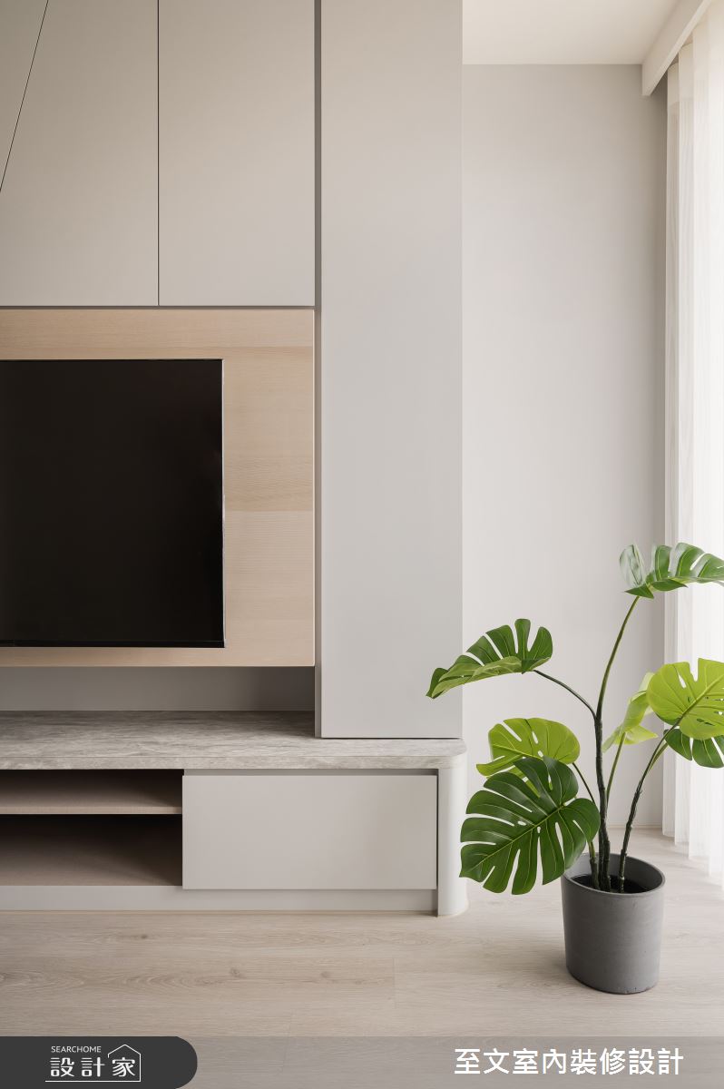 13坪新成屋(5年以下)＿北歐風客廳案例圖片＿至文室內裝修設計＿至文_暖杏之4487