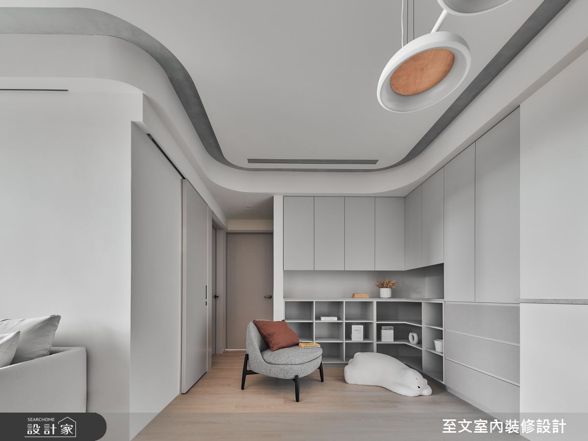 28坪新成屋(5年以下)＿北歐風多功能室案例圖片＿至文室內裝修設計＿至文_揉塑之5033