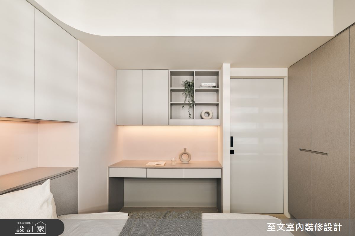 21坪新成屋(5年以下)＿北歐風臥室案例圖片＿至文室內裝修設計＿至文_從容之10