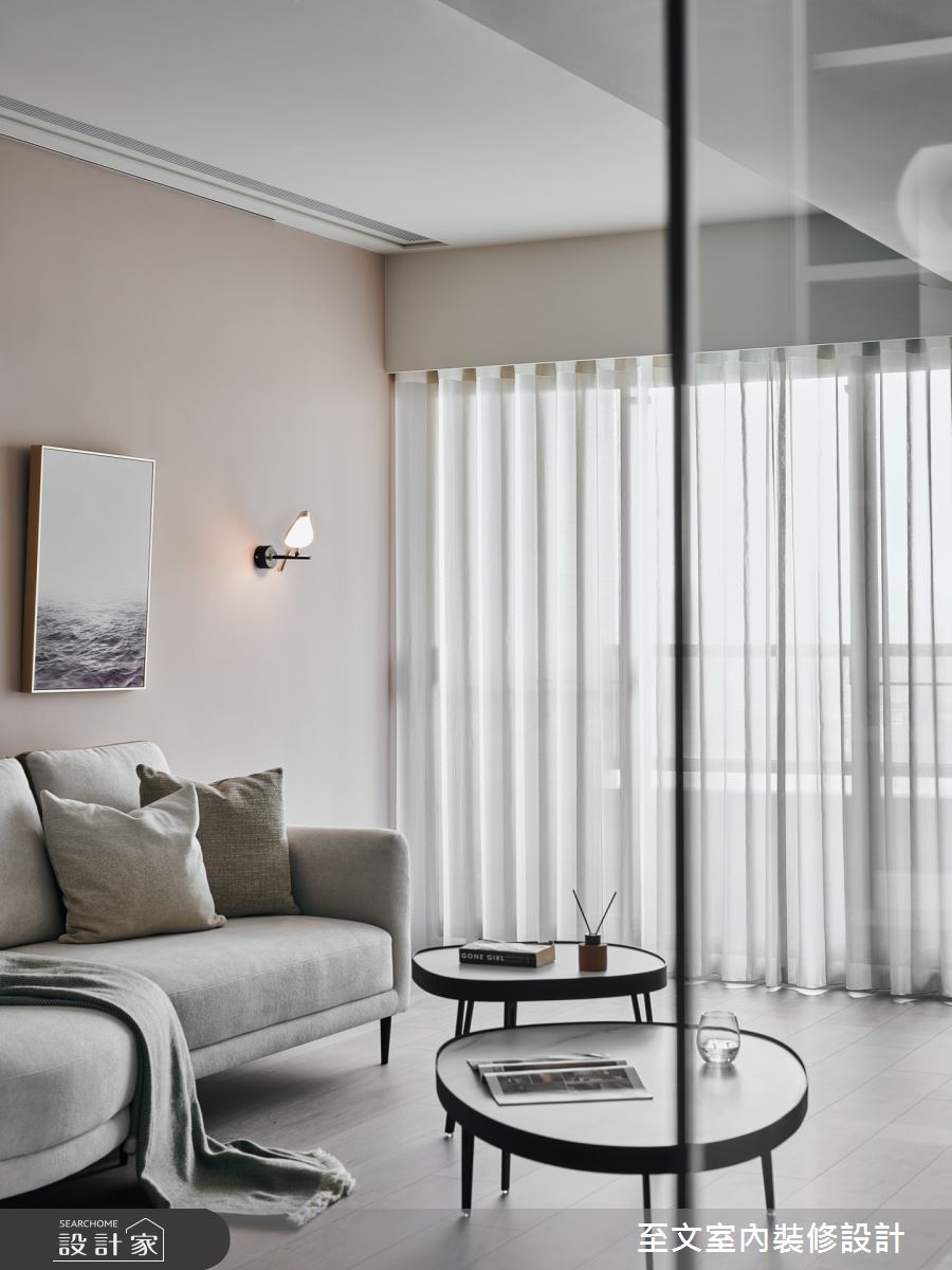 29坪新成屋(5年以下)＿現代風客廳案例圖片＿至文室內裝修設計＿至文_光室之4