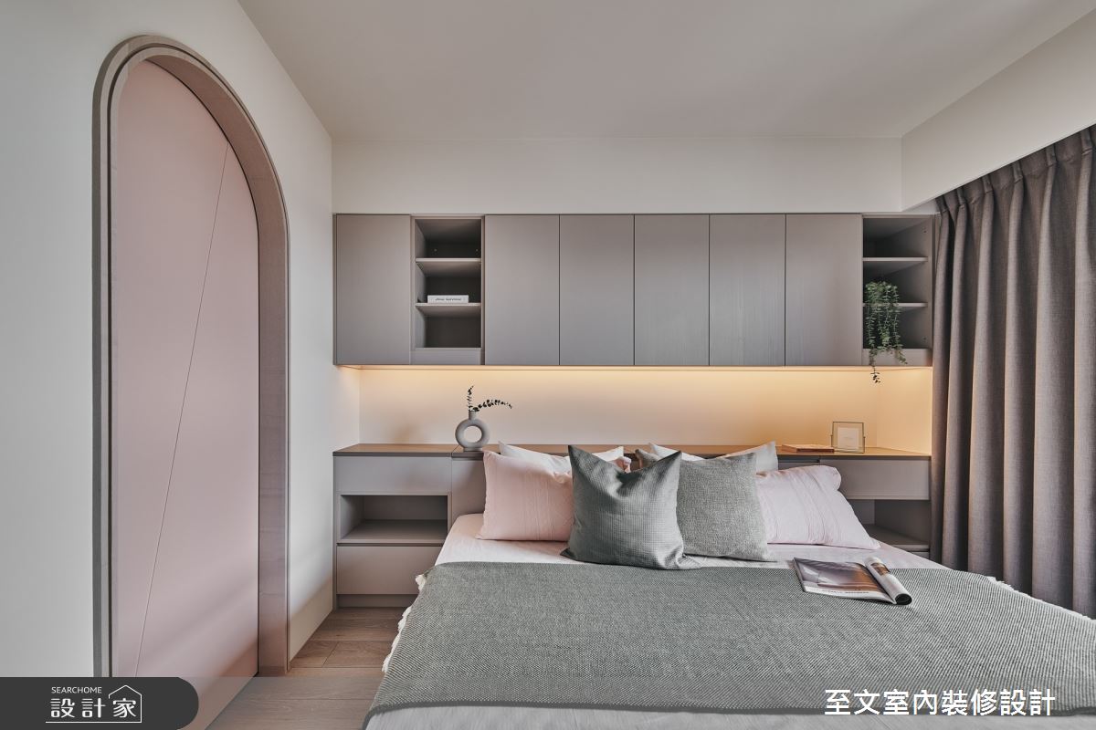 29坪新成屋(5年以下)＿現代風臥室案例圖片＿至文室內裝修設計＿至文_光室之10