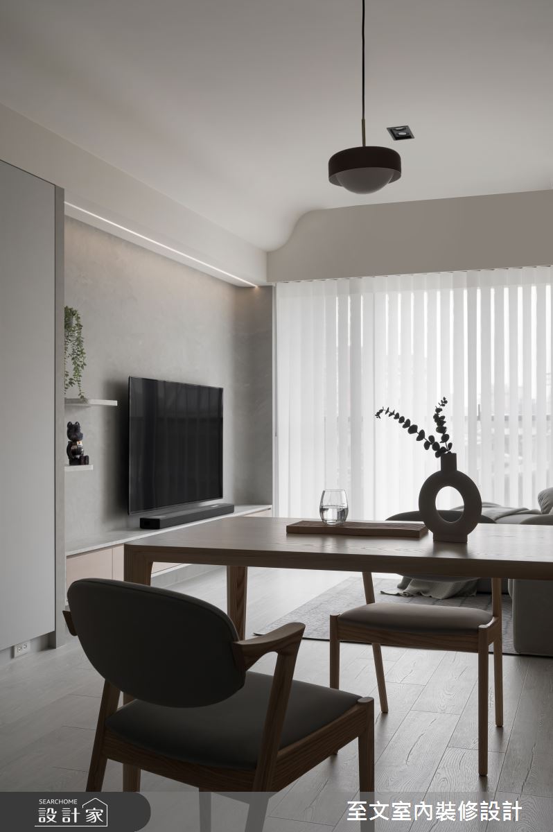 22坪新成屋(5年以下)＿北歐風客廳餐廳案例圖片＿至文室內裝修設計＿至文_璞玥之7