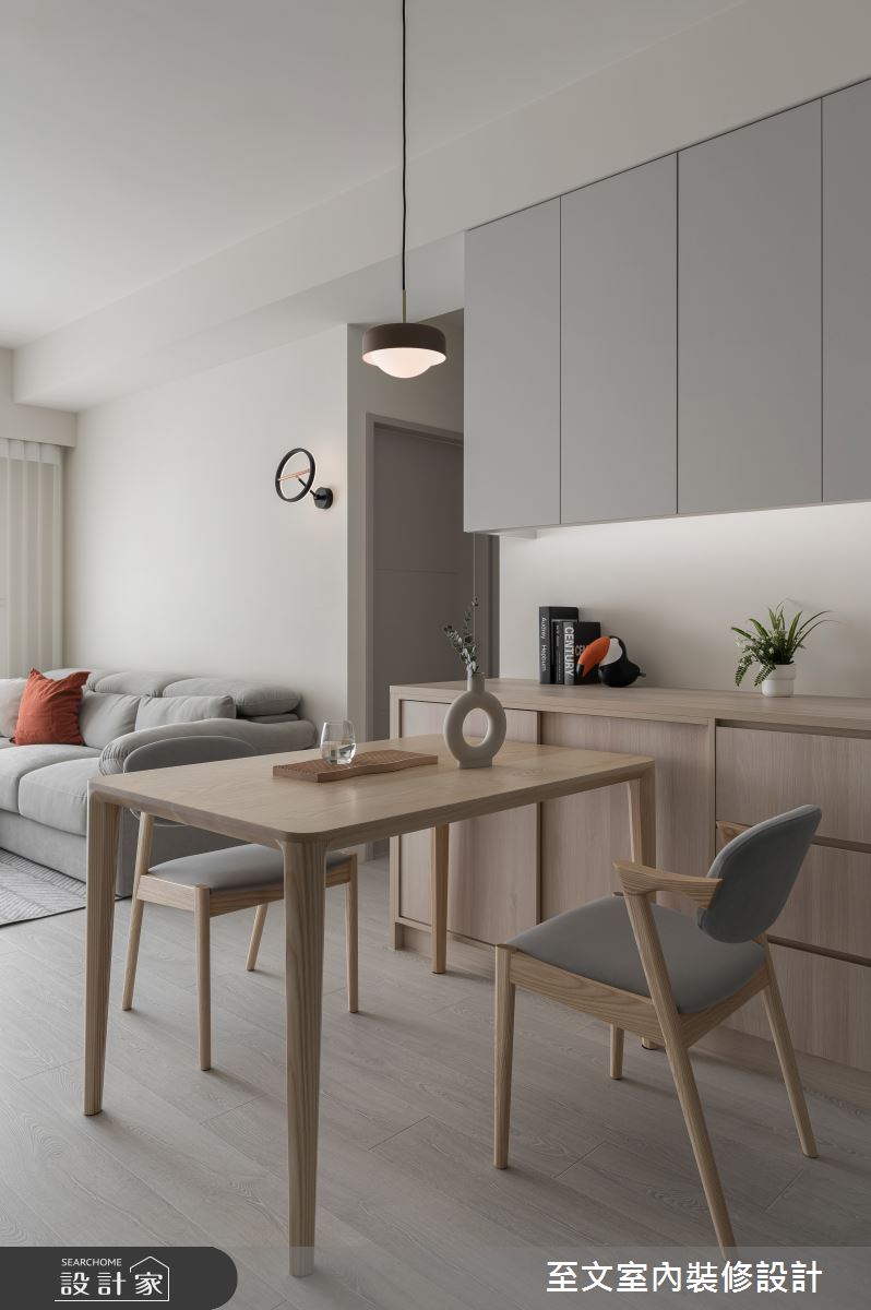 22坪新成屋(5年以下)＿北歐風客廳餐廳案例圖片＿至文室內裝修設計＿至文_璞玥之4607