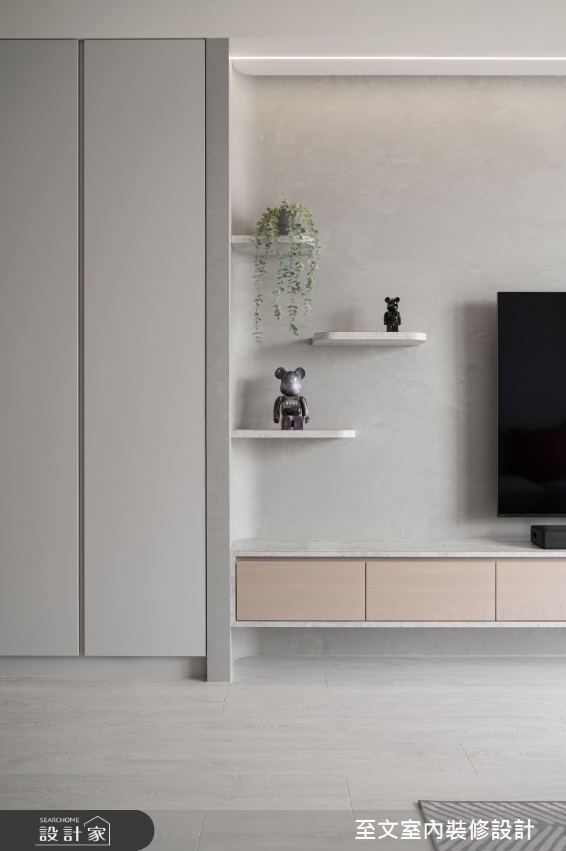 22坪新成屋(5年以下)＿北歐風客廳案例圖片＿至文室內裝修設計＿至文_璞玥之11