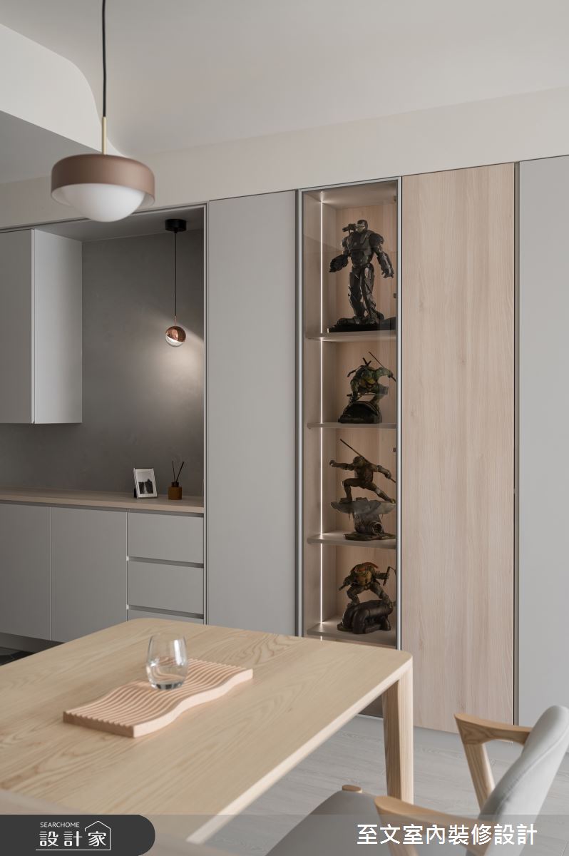 22坪新成屋(5年以下)＿北歐風玄關餐廳案例圖片＿至文室內裝修設計＿至文_璞玥之5