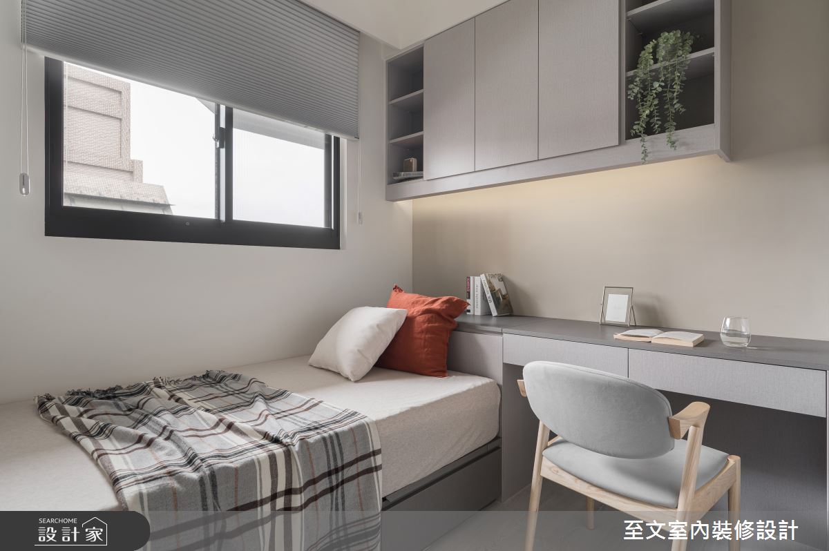 22坪新成屋(5年以下)＿北歐風客房案例圖片＿至文室內裝修設計＿至文_璞玥之15