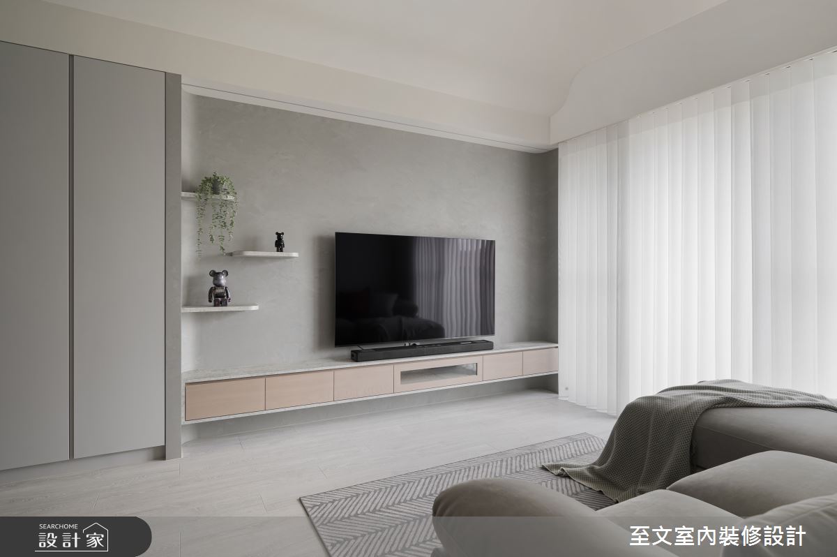 22坪新成屋(5年以下)＿北歐風客廳案例圖片＿至文室內裝修設計＿至文_璞玥之10