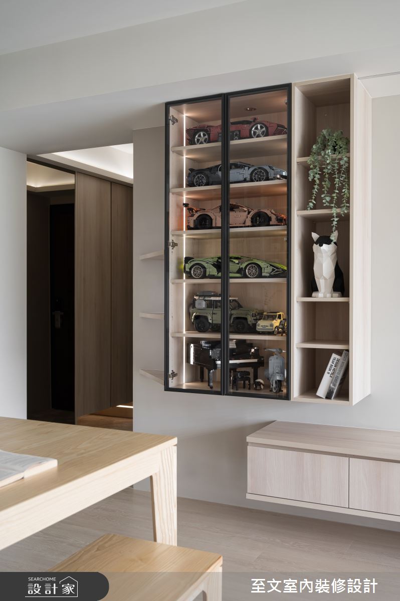 29坪新成屋(5年以下)＿日式簡約風玄關餐廳案例圖片＿至文室內裝修設計＿至文_睦宸之6