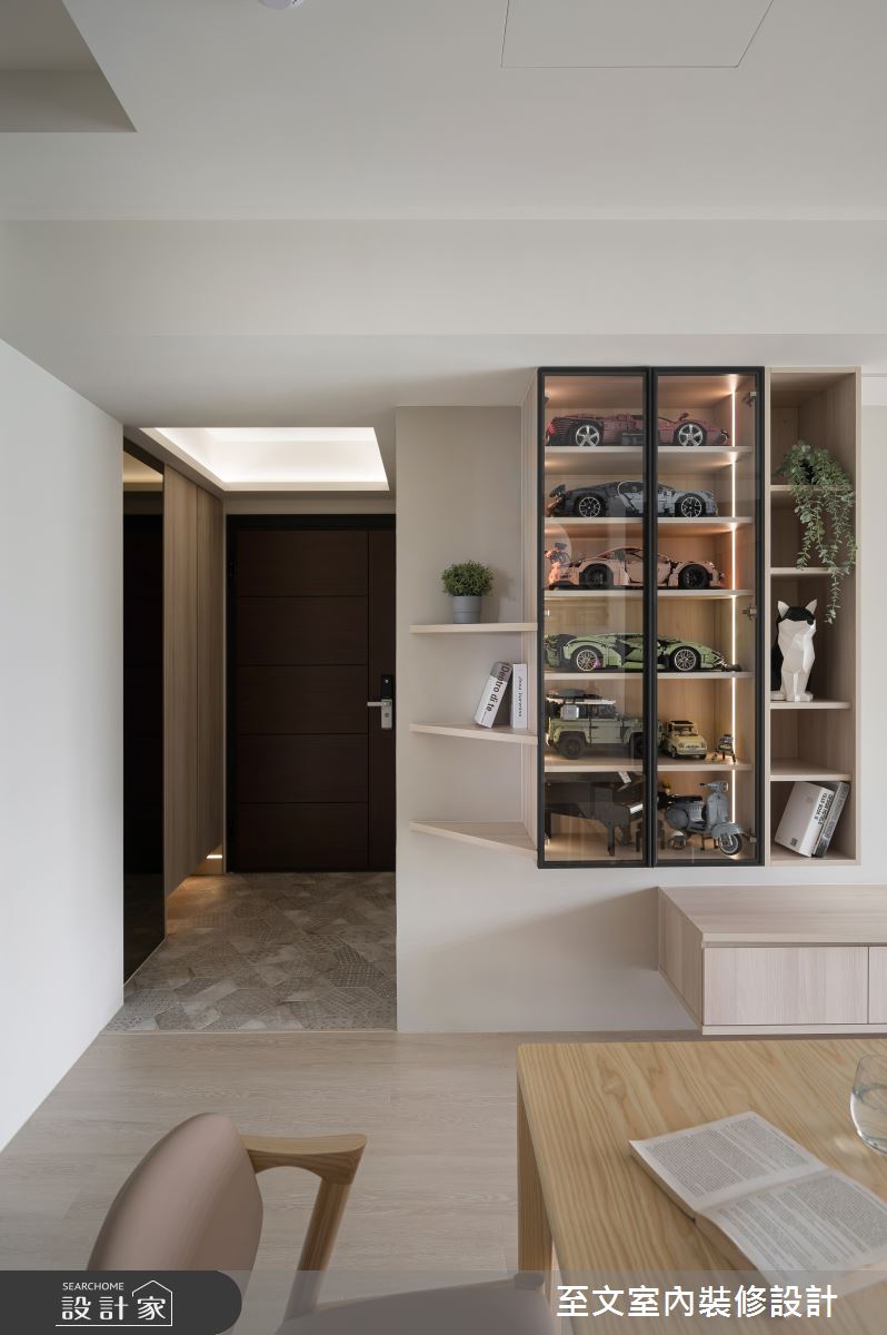 29坪新成屋(5年以下)＿日式簡約風玄關餐廳案例圖片＿至文室內裝修設計＿至文_睦宸之5