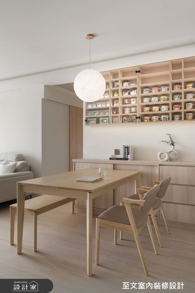 29坪新成屋(5年以下)＿日式簡約風餐廳案例圖片＿至文室內裝修設計＿至文_睦宸之9