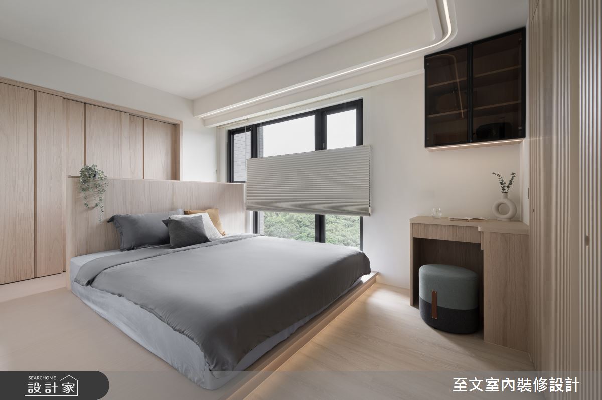 29坪新成屋(5年以下)＿日式簡約風臥室案例圖片＿至文室內裝修設計＿至文_睦宸之14