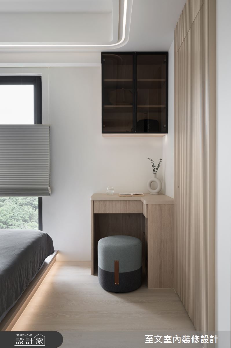 29坪新成屋(5年以下)＿日式簡約風臥室案例圖片＿至文室內裝修設計＿至文_睦宸之16