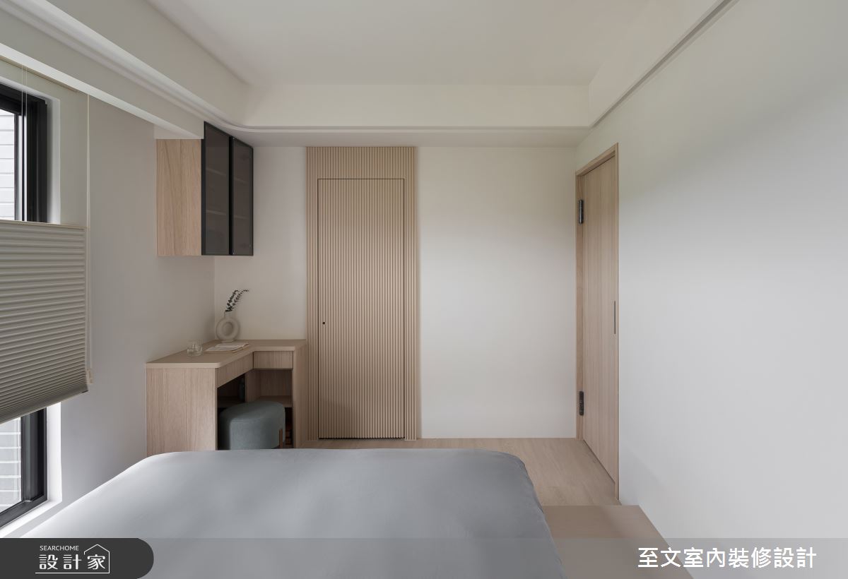 29坪新成屋(5年以下)＿日式簡約風臥室案例圖片＿至文室內裝修設計＿至文_睦宸之15