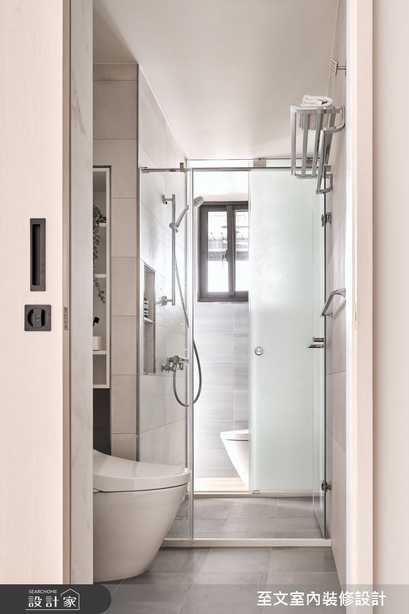 17坪新成屋(5年以下)＿北歐風浴室案例圖片＿至文室內裝修設計＿至文_逸致之8