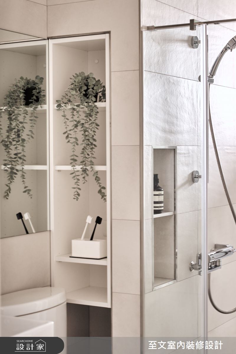 17坪新成屋(5年以下)＿北歐風浴室案例圖片＿至文室內裝修設計＿至文_逸致之9