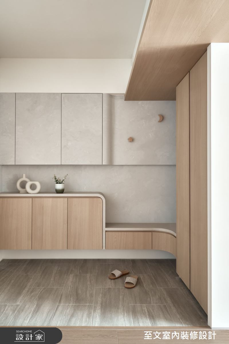 27坪老屋(31~40年)＿北歐風玄關案例圖片＿至文室內裝修設計＿至文_瀰岑之3