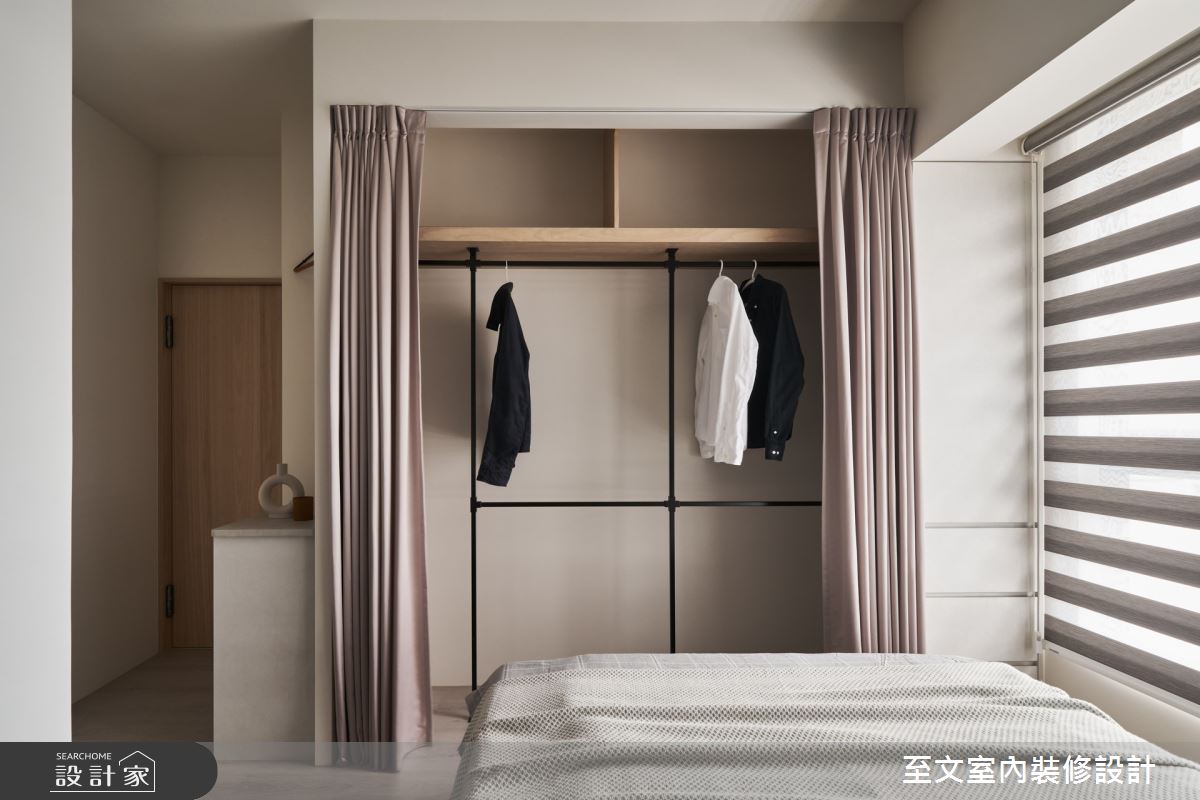 22坪新成屋(5年以下)＿工業風臥室案例圖片＿至文室內裝修設計＿至文_靜棲之9