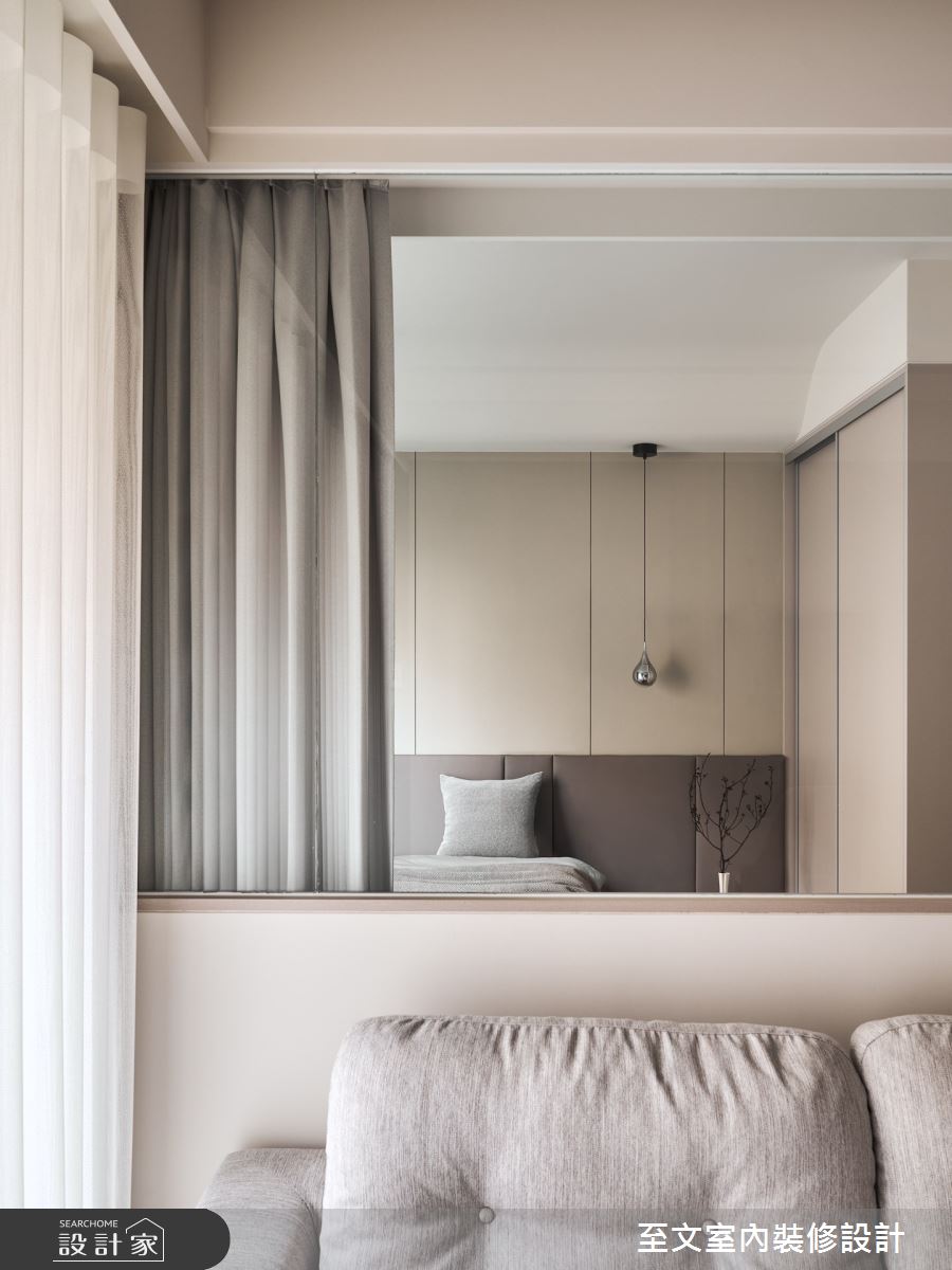 16坪新成屋(5年以下)＿北歐風客廳案例圖片＿至文室內裝修設計＿至文_潤澤之11