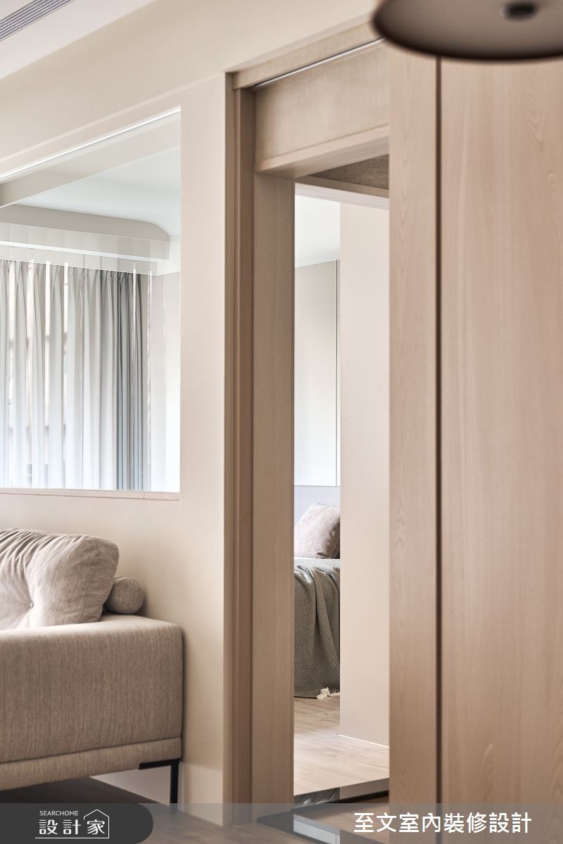 16坪新成屋(5年以下)＿北歐風客廳案例圖片＿至文室內裝修設計＿至文_潤澤之12