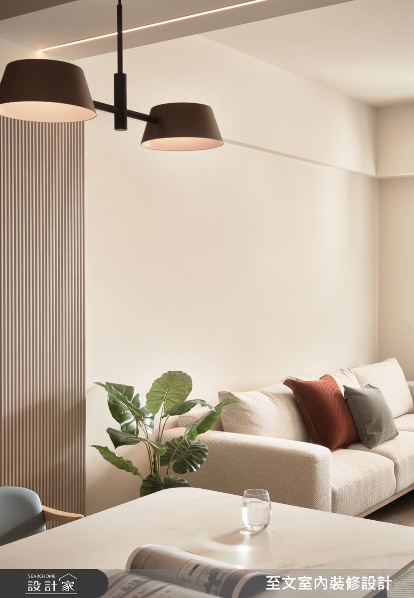 29坪中古屋(5~15年)＿北歐風客廳餐廳案例圖片＿至文室內裝修設計＿至文_曦影之5