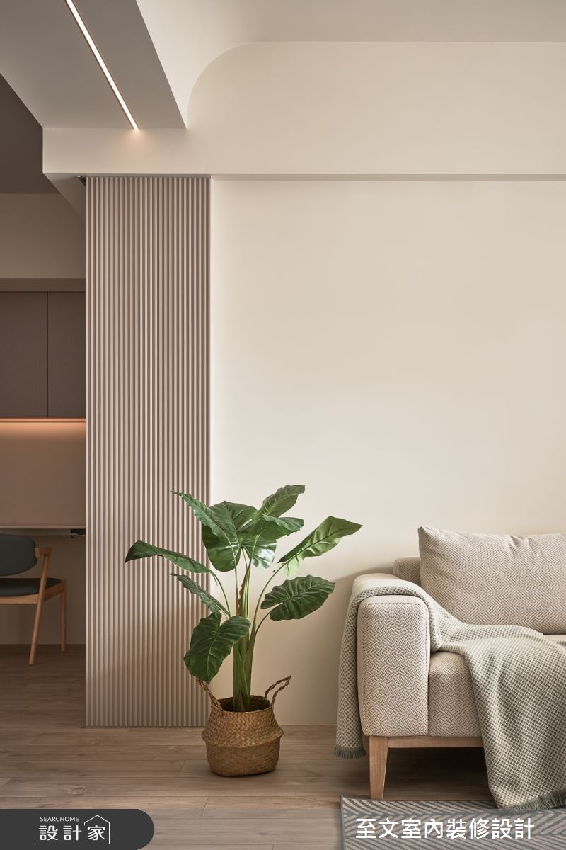 29坪中古屋(5~15年)＿北歐風客廳案例圖片＿至文室內裝修設計＿至文_曦影之4