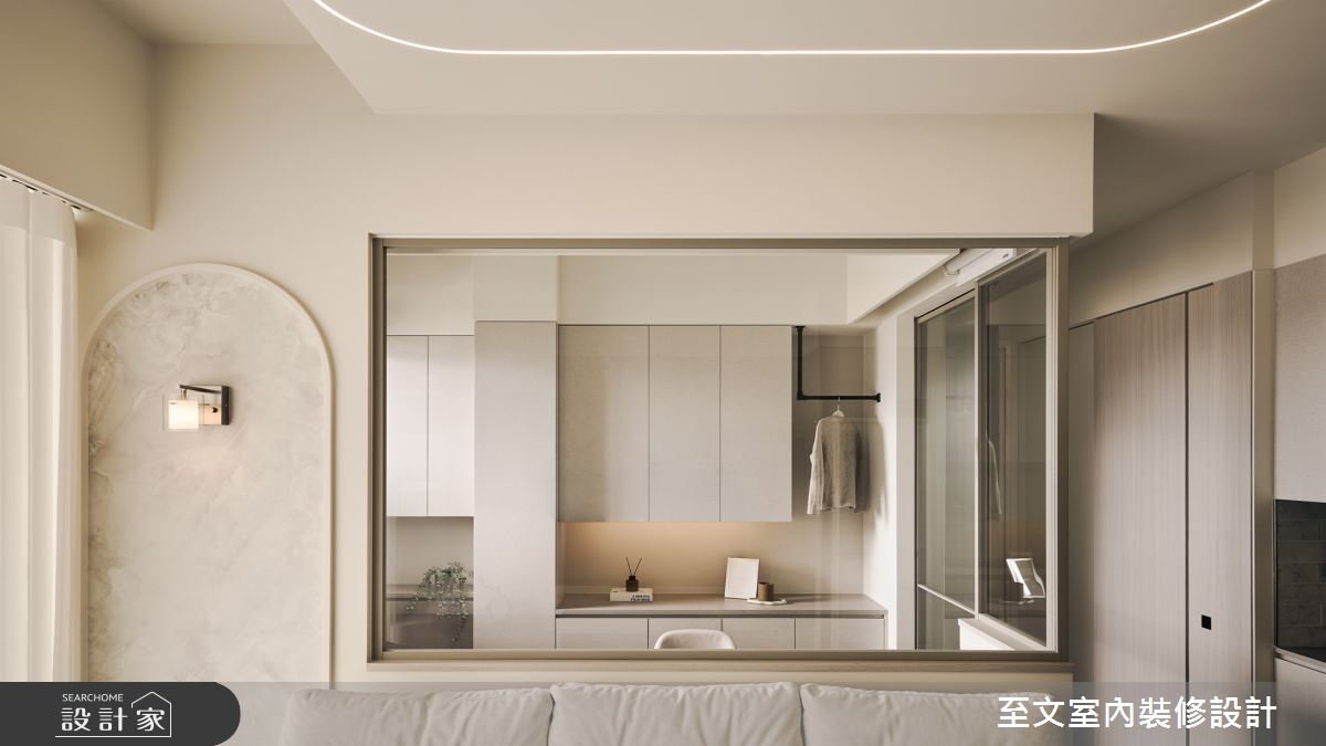 16坪新成屋(5年以下)＿北歐風客廳案例圖片＿至文室內裝修設計＿至文_晨隅之7