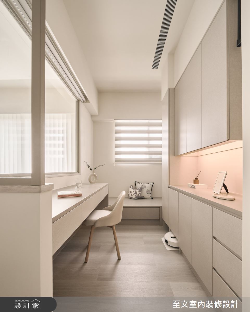 16坪新成屋(5年以下)＿北歐風書房案例圖片＿至文室內裝修設計＿至文_晨隅之8