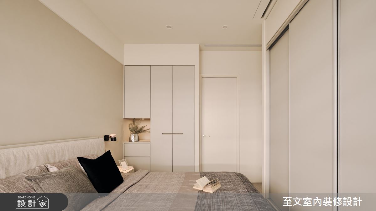 16坪新成屋(5年以下)＿北歐風臥室案例圖片＿至文室內裝修設計＿至文_晨隅之10