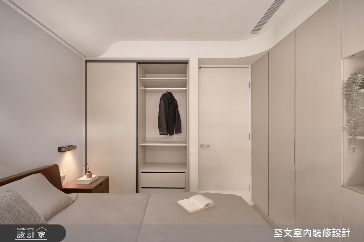 15坪新成屋(5年以下)＿北歐風臥室案例圖片＿至文室內裝修設計＿至文_晨曦之10