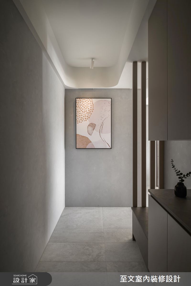 新成屋(5年以下)＿北歐風玄關案例圖片＿至文室內裝修設計＿至文_淨瀾之1