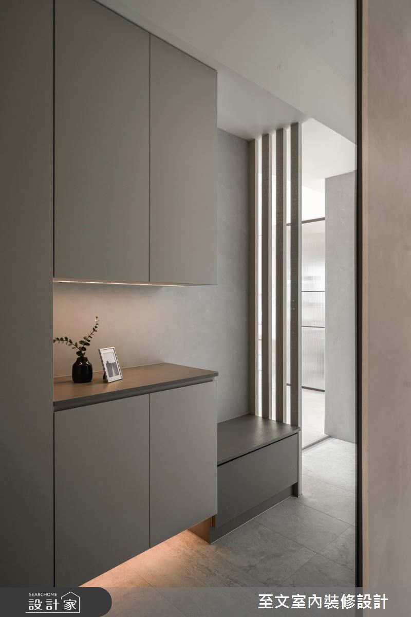 新成屋(5年以下)＿北歐風玄關案例圖片＿至文室內裝修設計＿至文_淨瀾之2