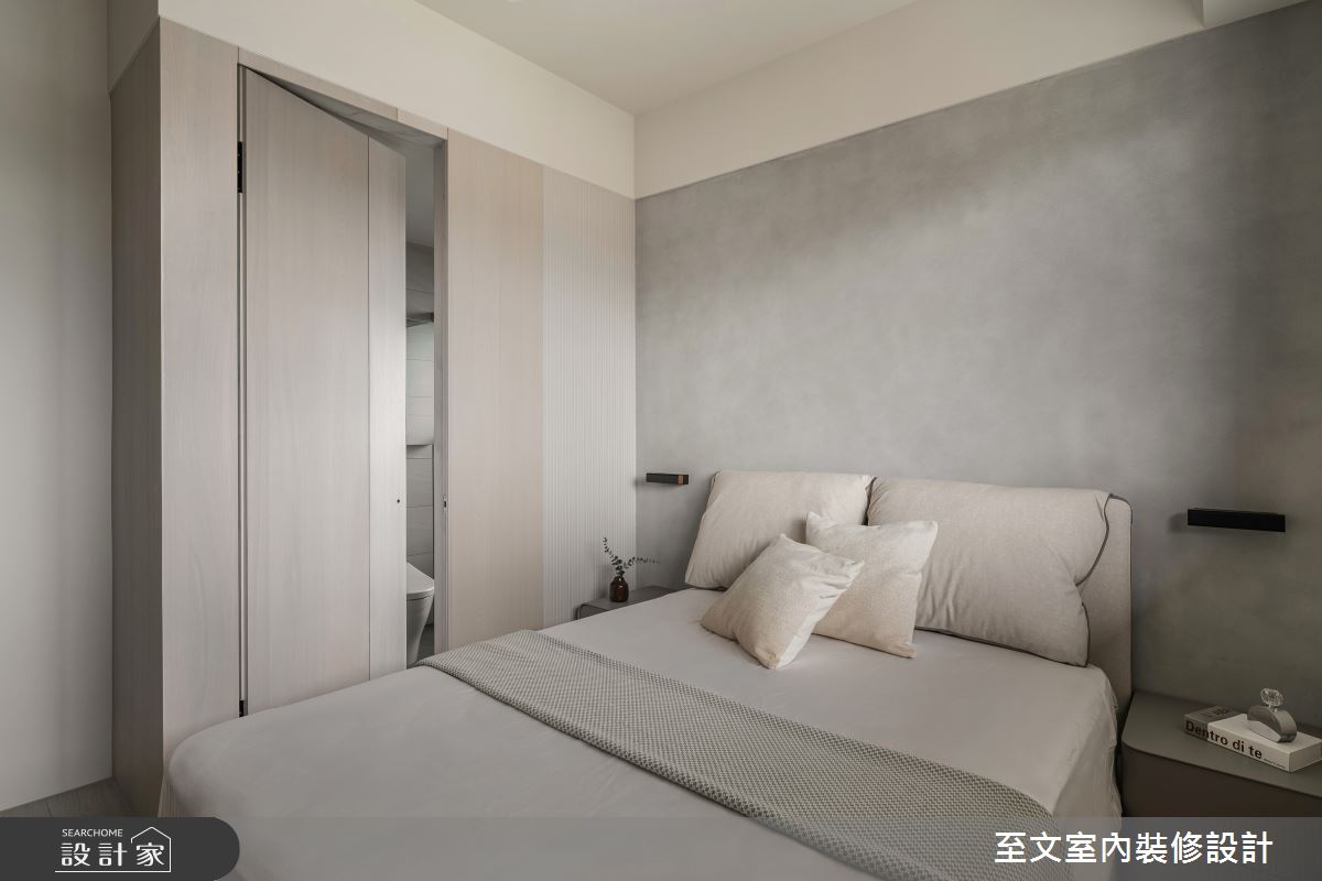 新成屋(5年以下)＿北歐風臥室案例圖片＿至文室內裝修設計＿至文_淨瀾之8