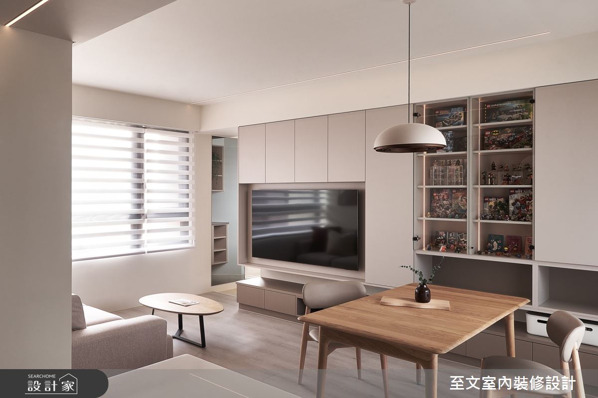 17坪新成屋(5年以下)＿北歐風客廳餐廳案例圖片＿至文室內裝修設計＿至文_盼畔之9