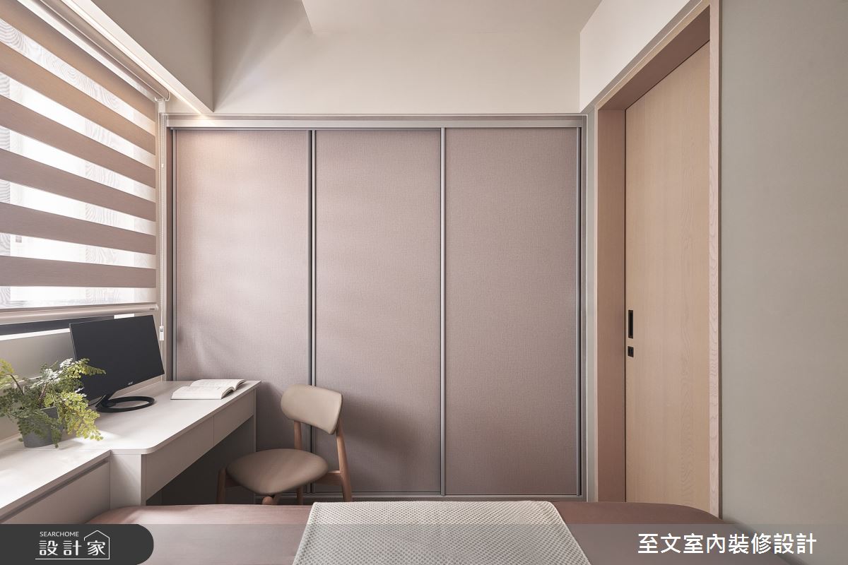 17坪新成屋(5年以下)＿北歐風臥室案例圖片＿至文室內裝修設計＿至文_盼畔之12