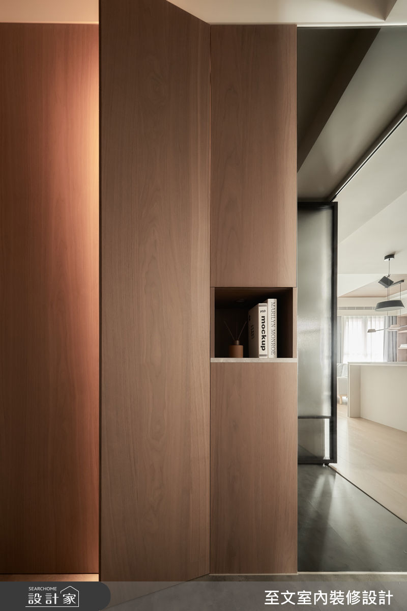 新成屋(5年以下)＿美拉德風玄關案例圖片＿至文室內裝修設計＿至文_君墨之2