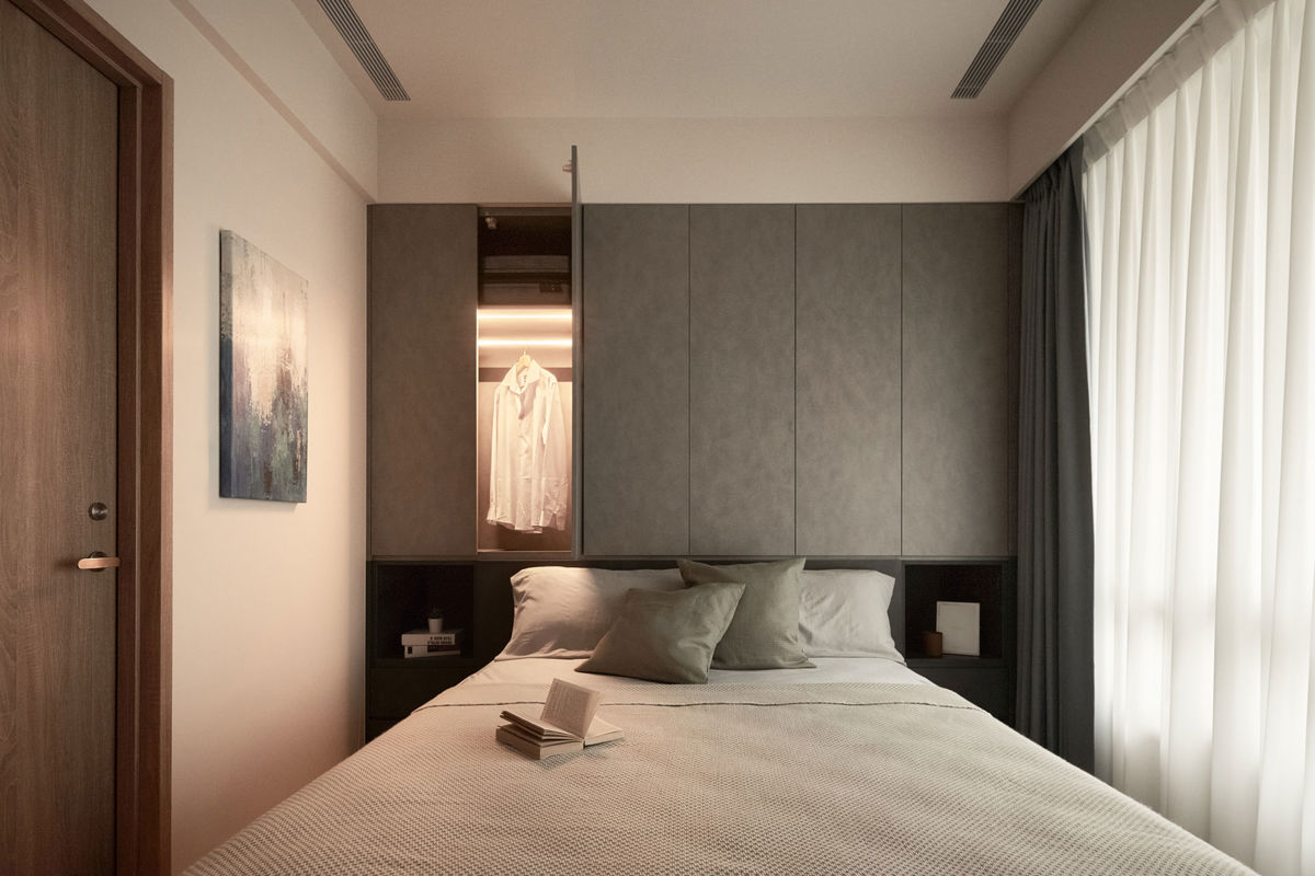 新成屋(5年以下)＿美拉德風臥室案例圖片＿至文室內裝修設計＿至文_君墨之12